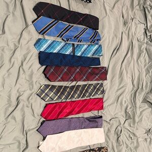 Elegant Men's Tie Collection - Multicolor Set of 9